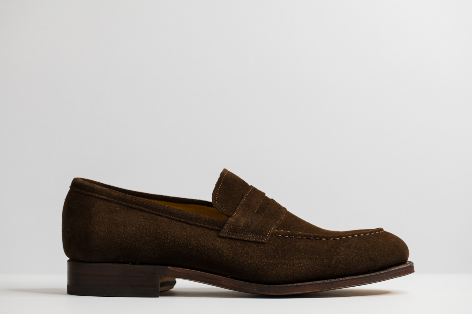 Meermin Mallorca Brown Suede Penny Loafers 101484 Review: Meermin Suede Loafer in Brown - Affordable Earl main image 3