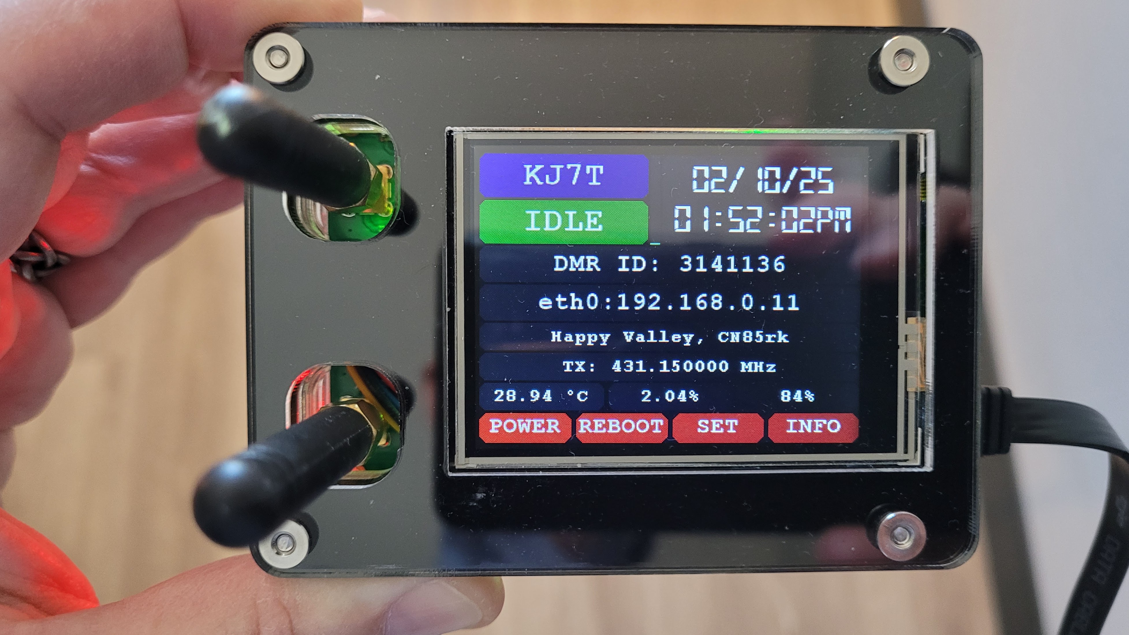 Homebuilt hotspot I use only for Yaesu System Fusion