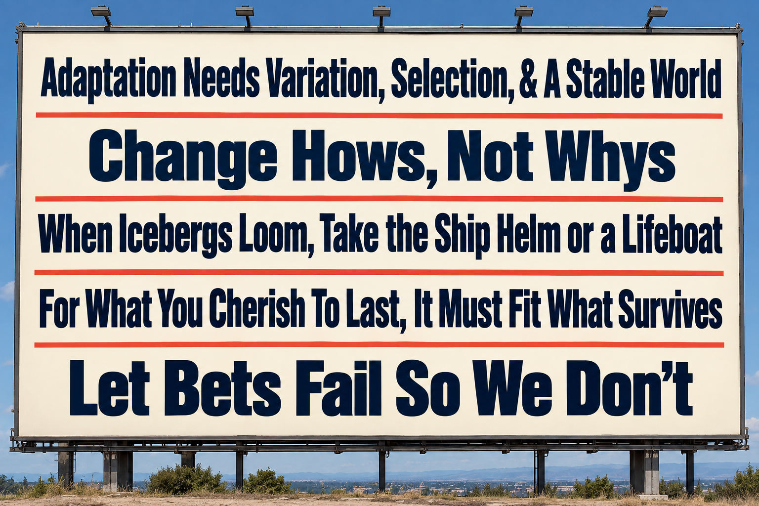 Five Slogans Re Cultural Drift