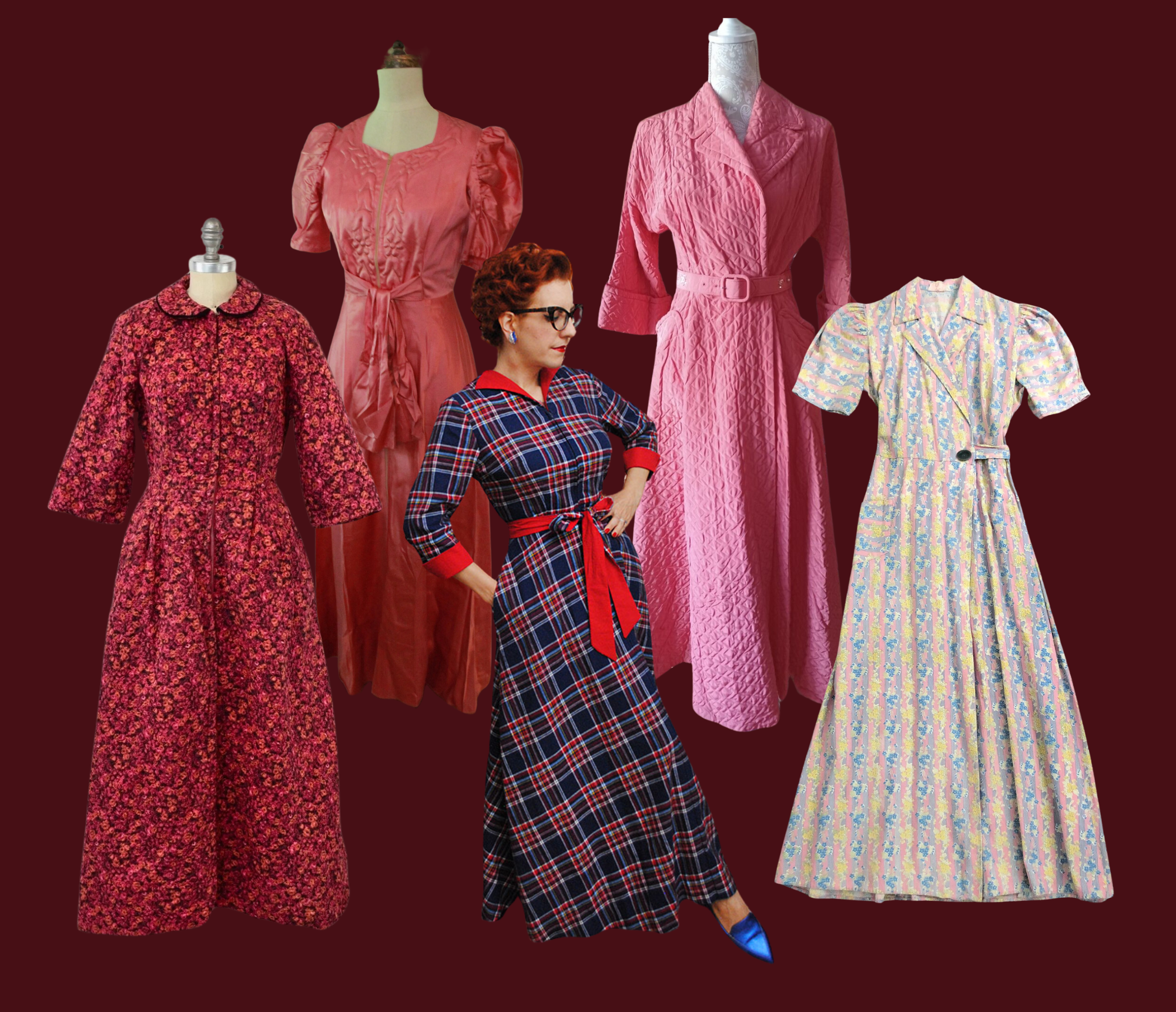 chinese dress ladies Brushed Cotton Flannel Dressing Gown