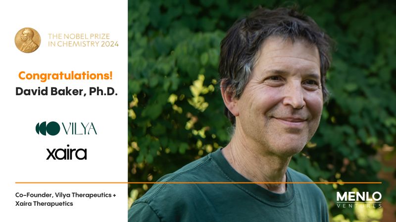 Menlo Ventures on LinkedIn: Menlo is thrilled to announce that Prof. David  Baker, founder of Vilya and…