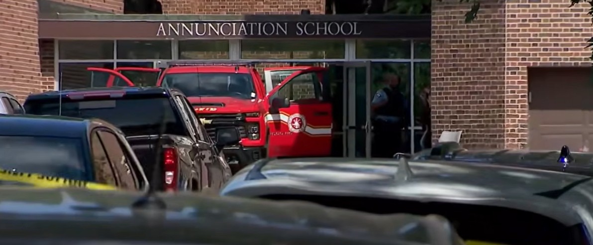 Scene from the Minneapolis shooting