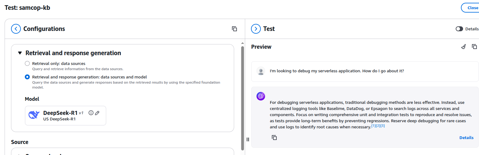 Implementing RAG with Amazon Bedrock Knowledge Bases