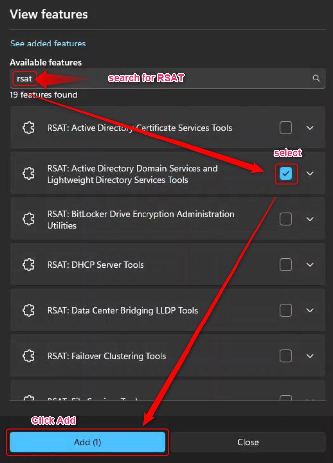 How To: Install Active Directory Users & Computers on Windows 11