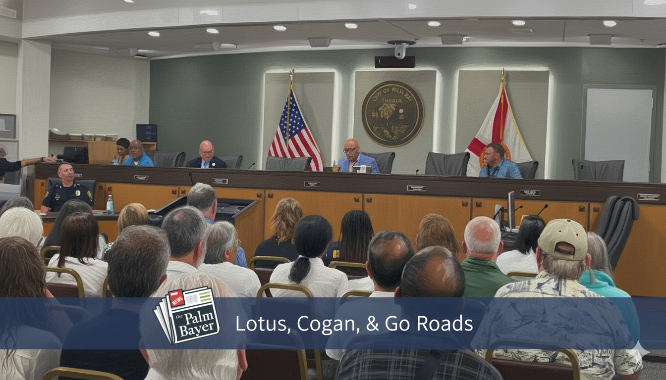 Image for article: Palm Bay Council to Vote on Lotis, Cogan Projects Amid Infrastructure Debates