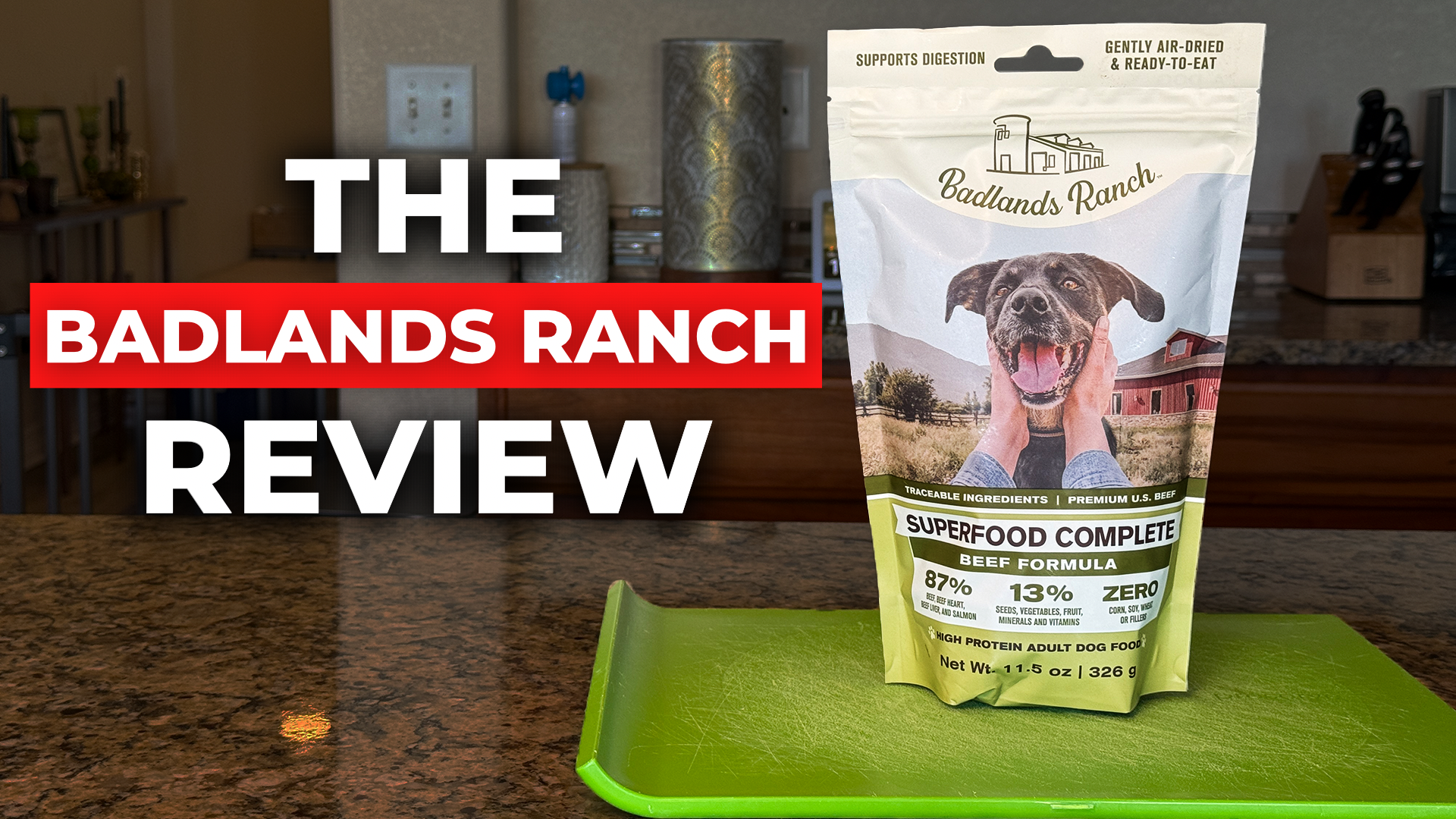 The (Unsponsored) Badlands Ranch Dog Food Review