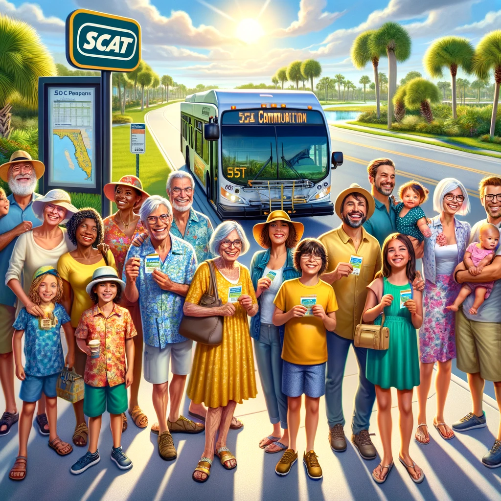 Image for article: Palm Bay Introduces SCAT Bus Voucher Program to Aid Income-Eligible Residents 🚌