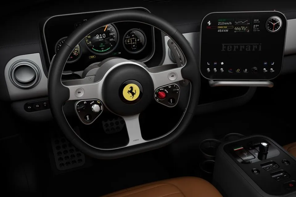 Ferrari Luce interior by Jony Ive