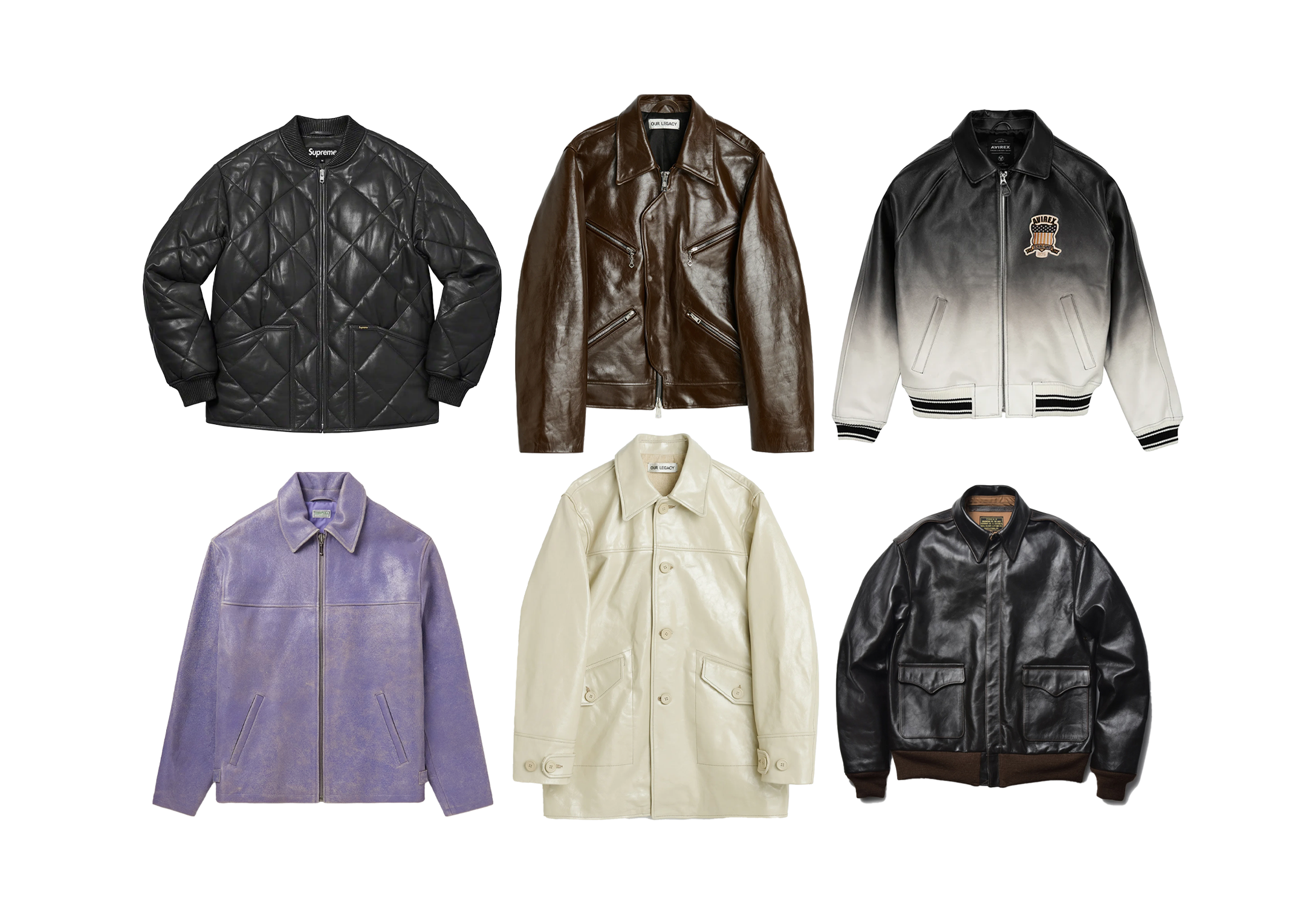 【NONCODE】Larson strap leather jacket Synthetic Leather Jacket by Junya Watanabe - La Garçonne