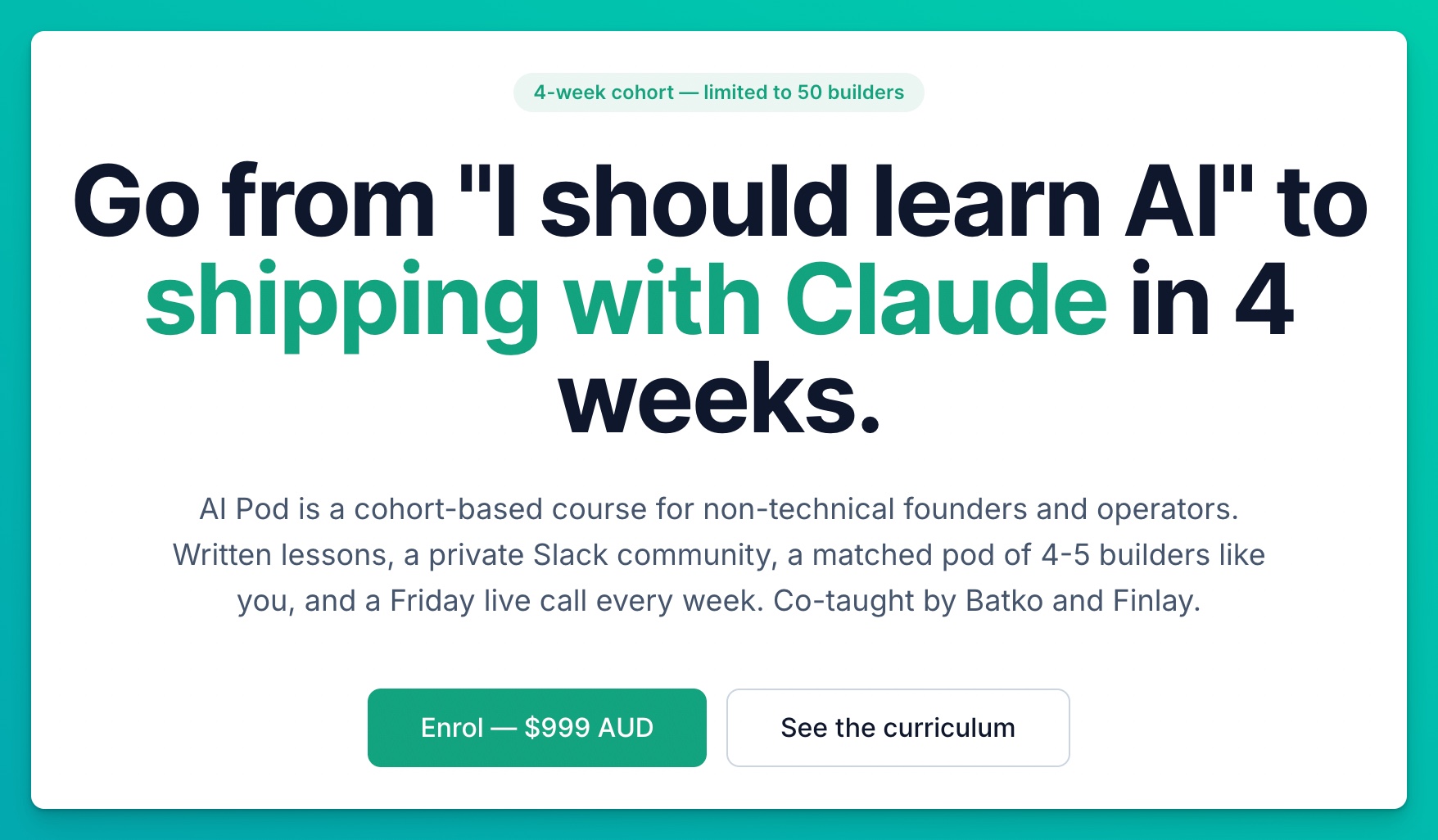 How I Learned to Build With AI