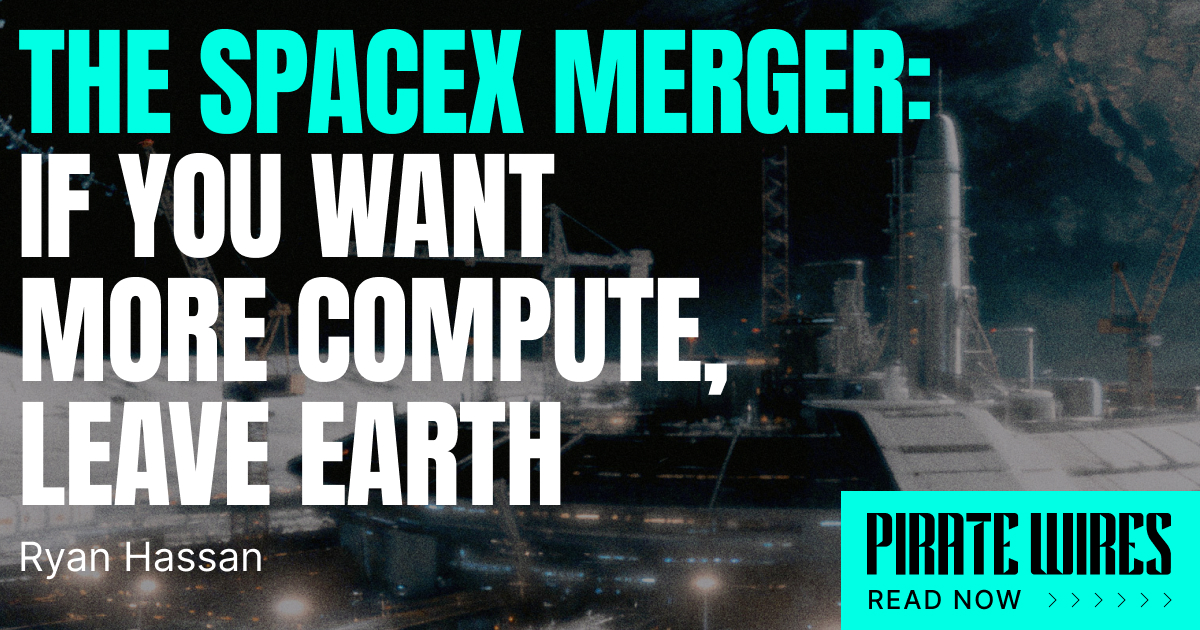 The SpaceX Merger: If You Want More Compute, Leave Earth