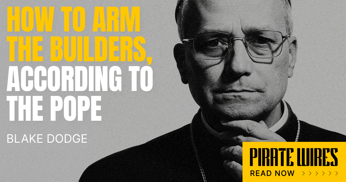 How to Arm the Builders, According to the Pope